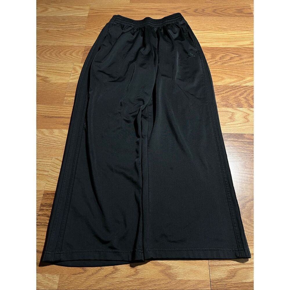SOLD Y2K Adidas Triple Black Baggy Wideleg Track Pants